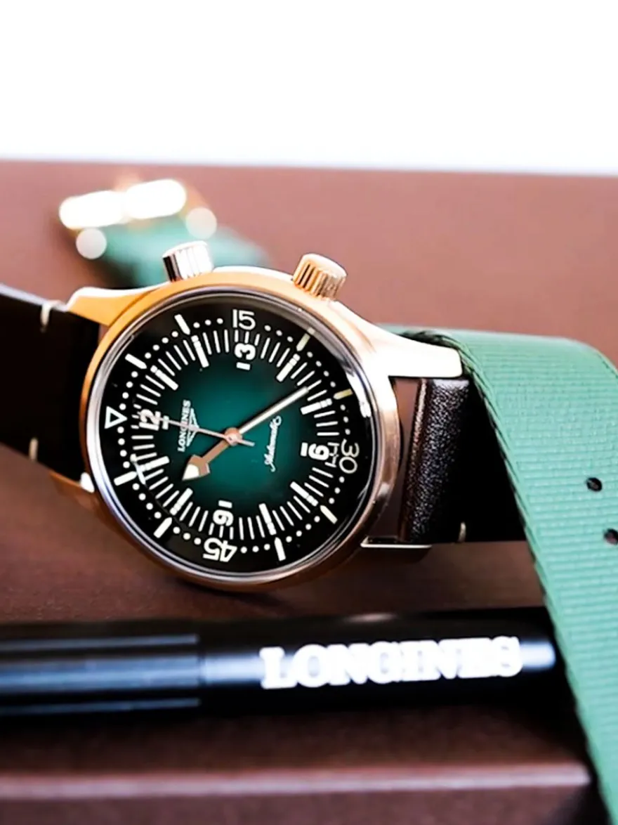 Longines HeritageLegend Diver L37741502 + Luxe Cadeau