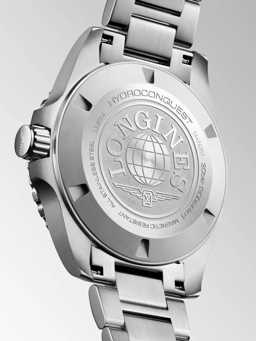 Longines HydroConquest Auto GMT L3.890.4.06.6 + Luxe Cadeau