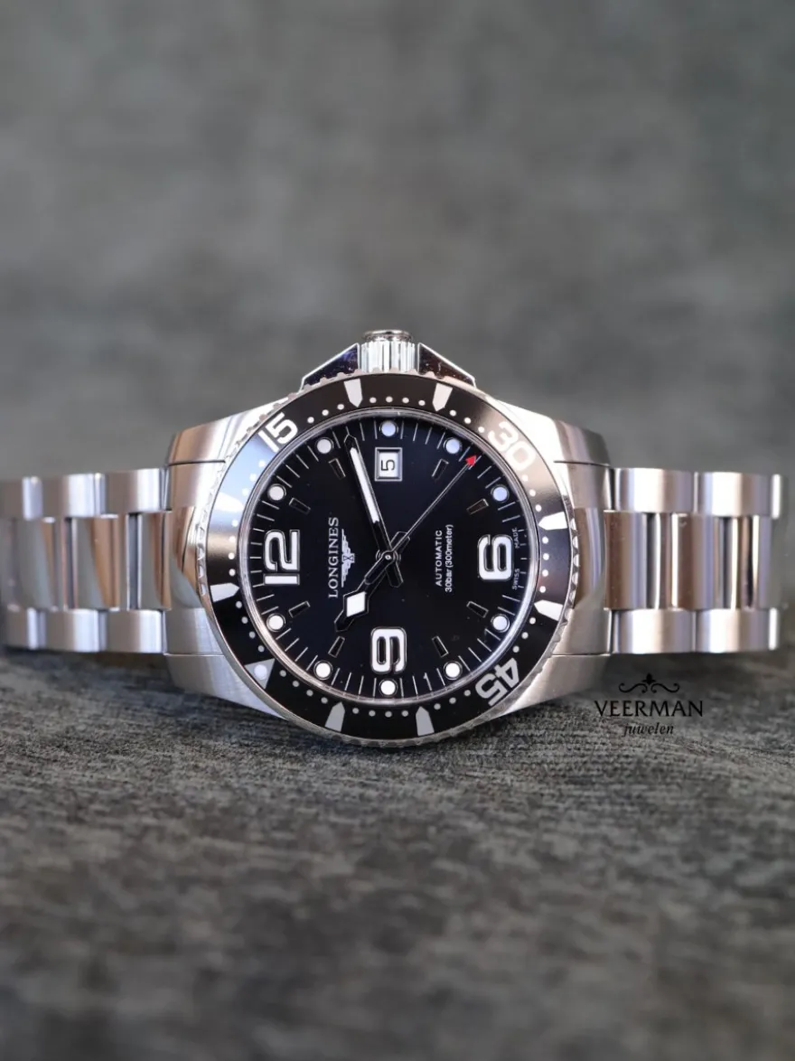 Longines HydroConquest Automaat 41mm L3.742.4.56.6 + Luxe Cadeau