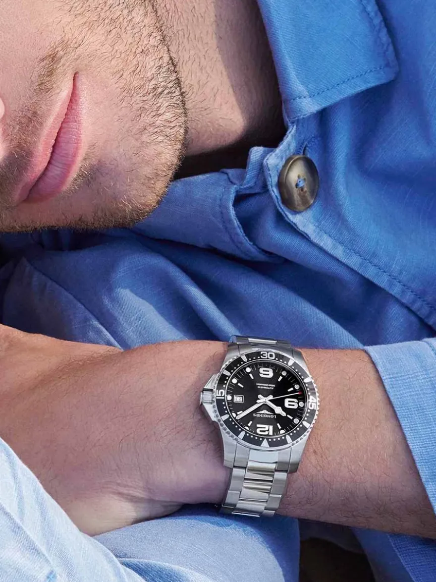 Longines HydroConquest Automaat 41mm L3.742.4.56.6 + Luxe Cadeau