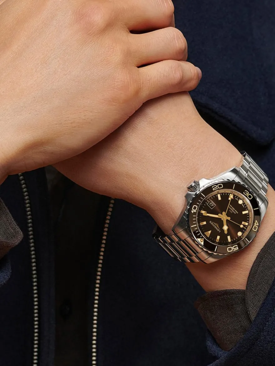 Longines HydroConquest Auto 41mm L3.790.4.66.6 + Luxe Cadeau