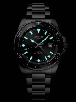 Longines HydroConquest Auto GMT L3.890.4.56.6 + Luxe Cadeau