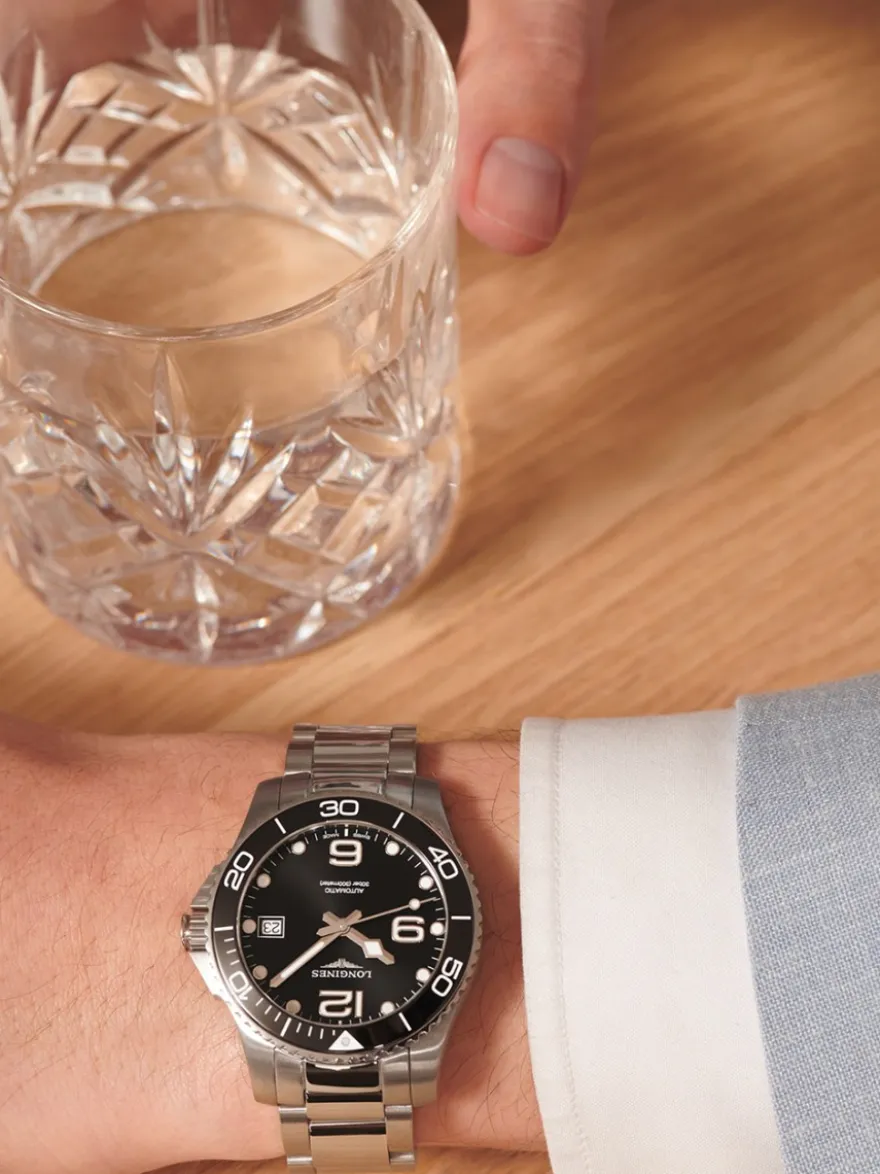 Longines HydroConquest Auto 39mm L3.780.4.56.6 + Luxe Cadeau