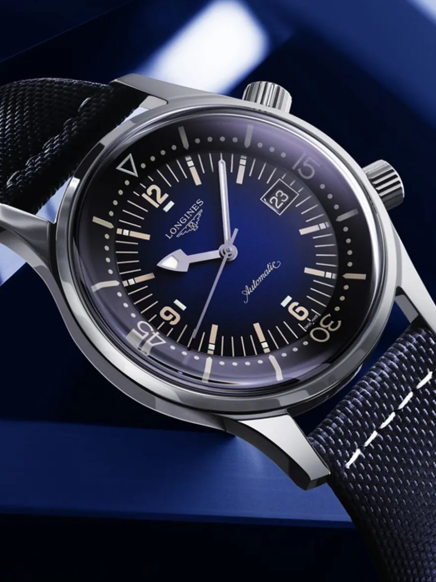 Longines Legend Diver Blue Dial L37744902 + Luxe Cadeau