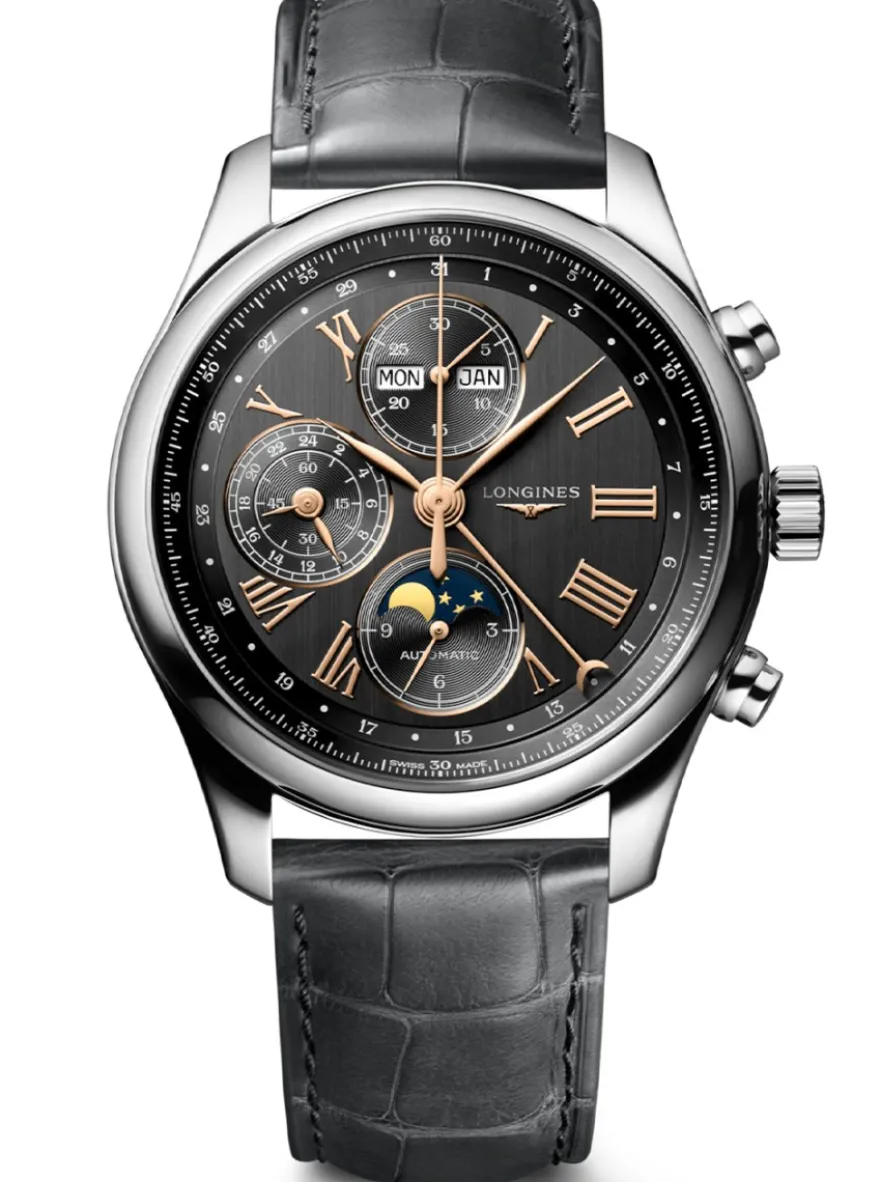 Longines Master Collection Chronograph Moonphase L2.773.4.61.2 + Luxe Cadeau