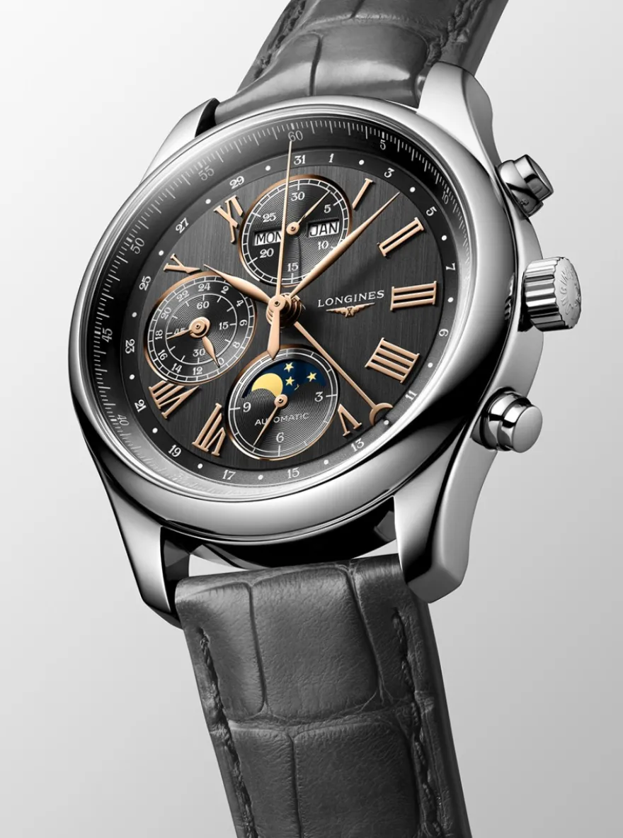 Longines Master Collection Chronograph Moonphase L2.773.4.61.2 + Luxe Cadeau