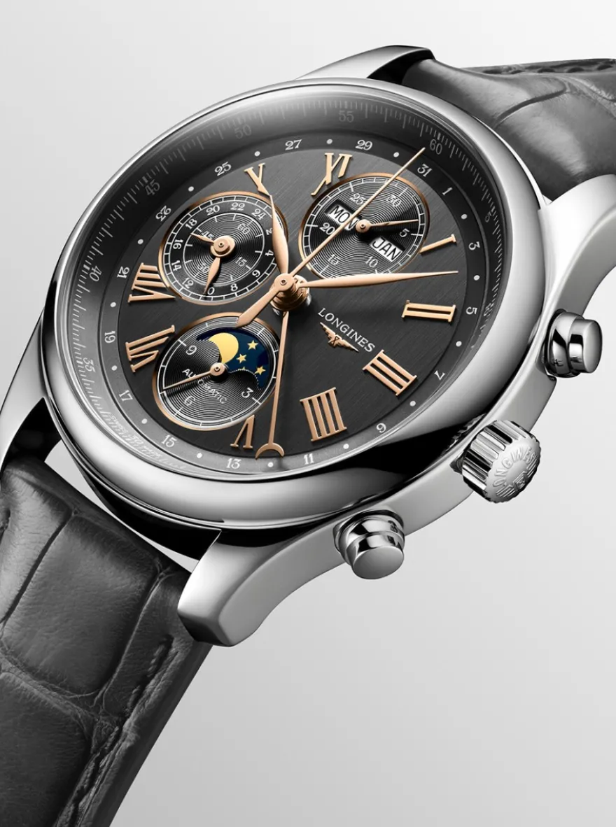 Longines Master Collection Chronograph Moonphase L2.773.4.61.2 + Luxe Cadeau