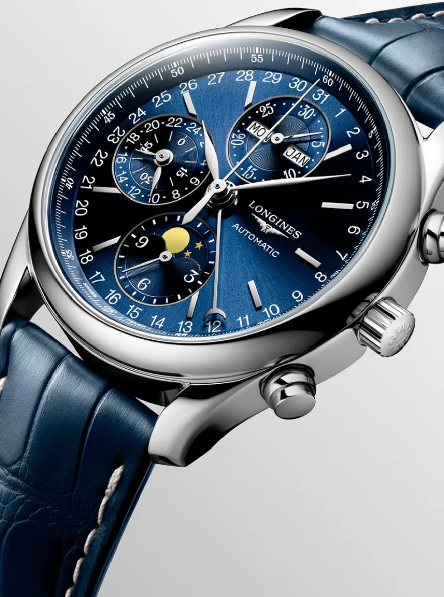 Longines Master Collection Chronograph Moonphase L2.673.4.92.0 + Luxe Cadeau