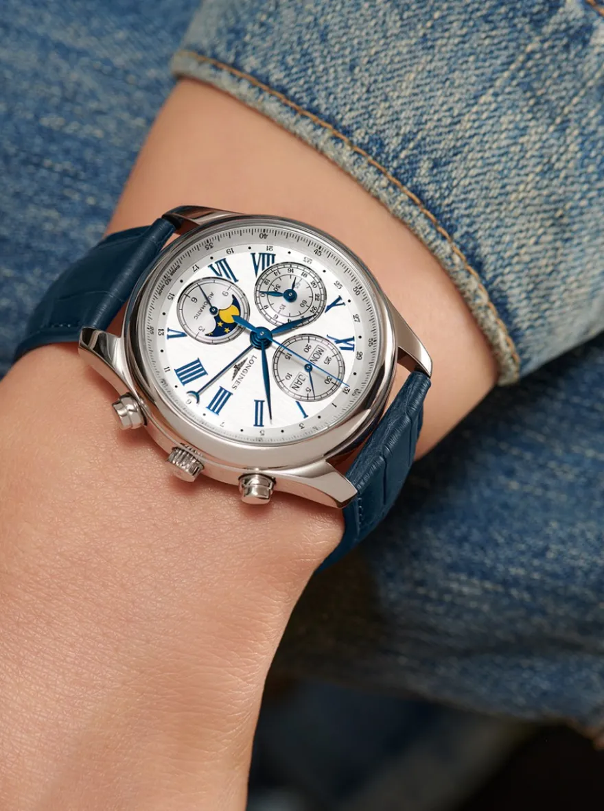 Longines Master Collection Chronograph Moonphase L2.673.4.71.2. + Luxe Cadeau