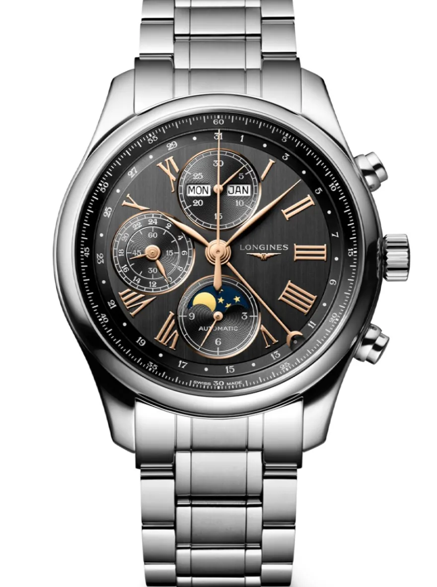 Longines Master Collection Chronograph Moonphase L2.773.4.61.6 + Luxe Cadeau