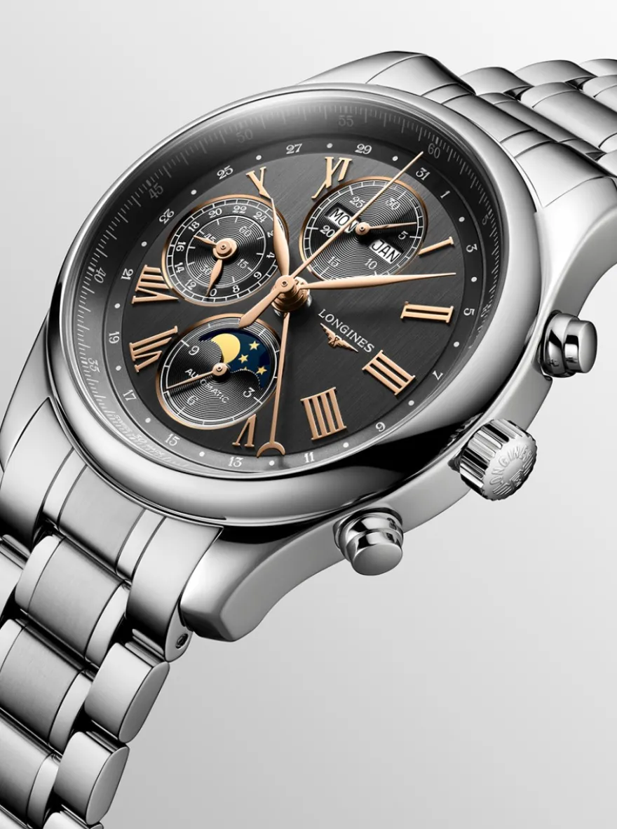 Longines Master Collection Chronograph Moonphase L2.773.4.61.6 + Luxe Cadeau