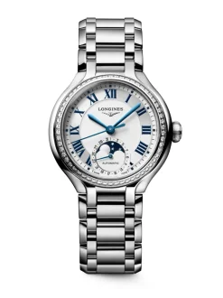 Longines PrimaLuna Moonphase 34mm L8.126.0.71.6 + Luxe Cadeau
