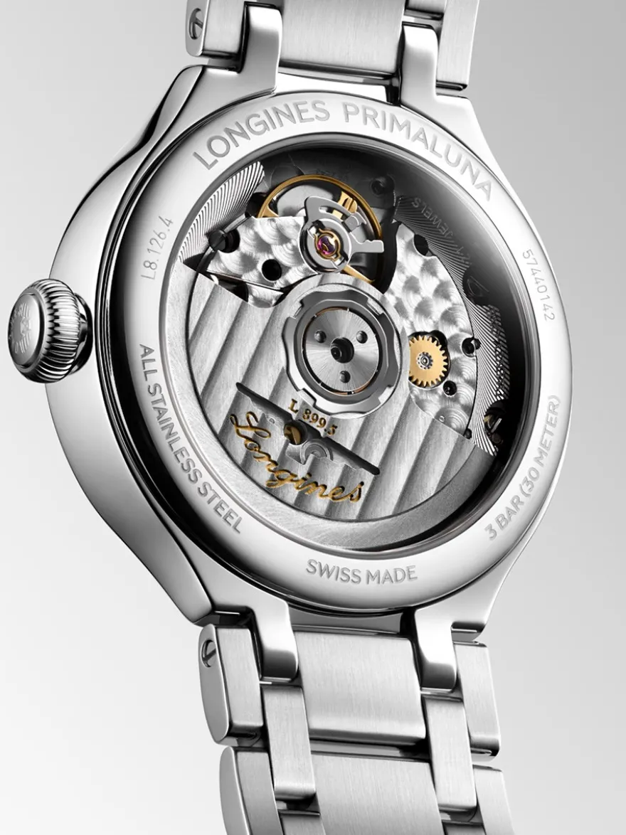 Longines PrimaLuna Moonphase 34mm L8.126.4.71.6 + Luxe Cadeau