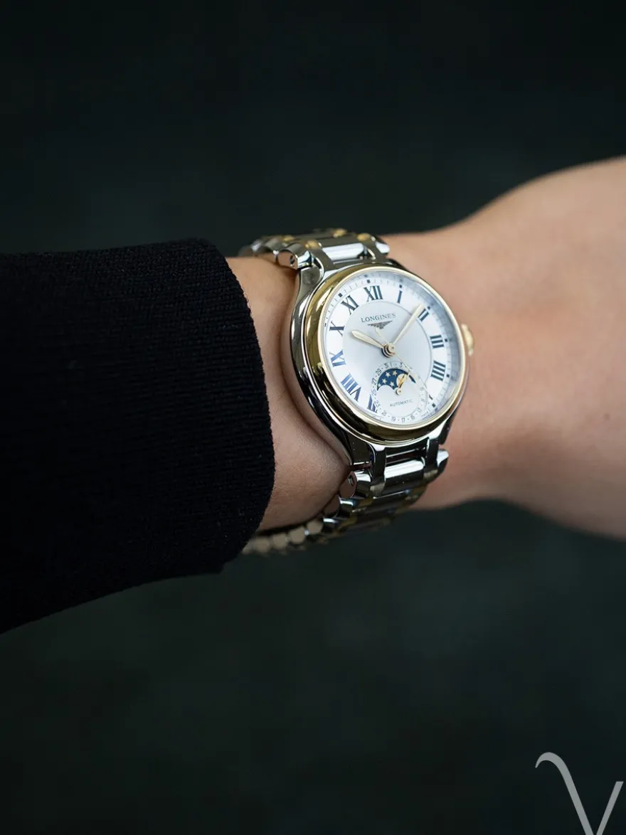 Longines PrimaLuna Moonphase 34mm L8.126.5.79.7 + Luxe Cadeau
