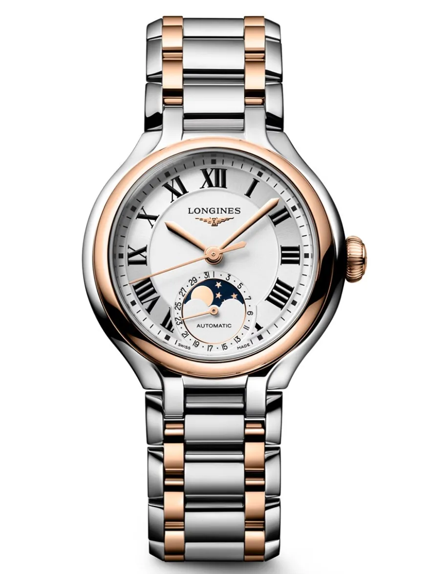 Longines PrimaLuna Moonphase 34mm L8.126.5.71.7 + Luxe Cadeau