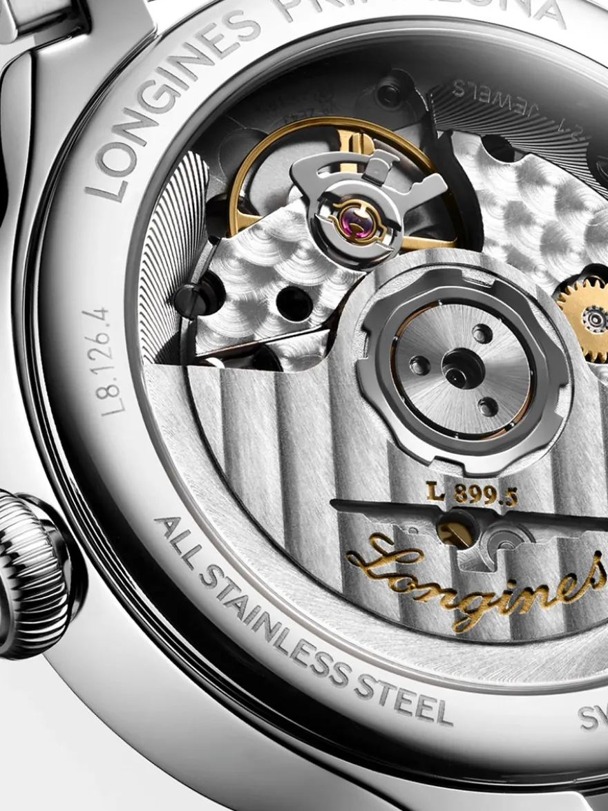 Longines PrimaLuna Moonphase 34mm L8.126.4.87.6 + Luxe Cadeau