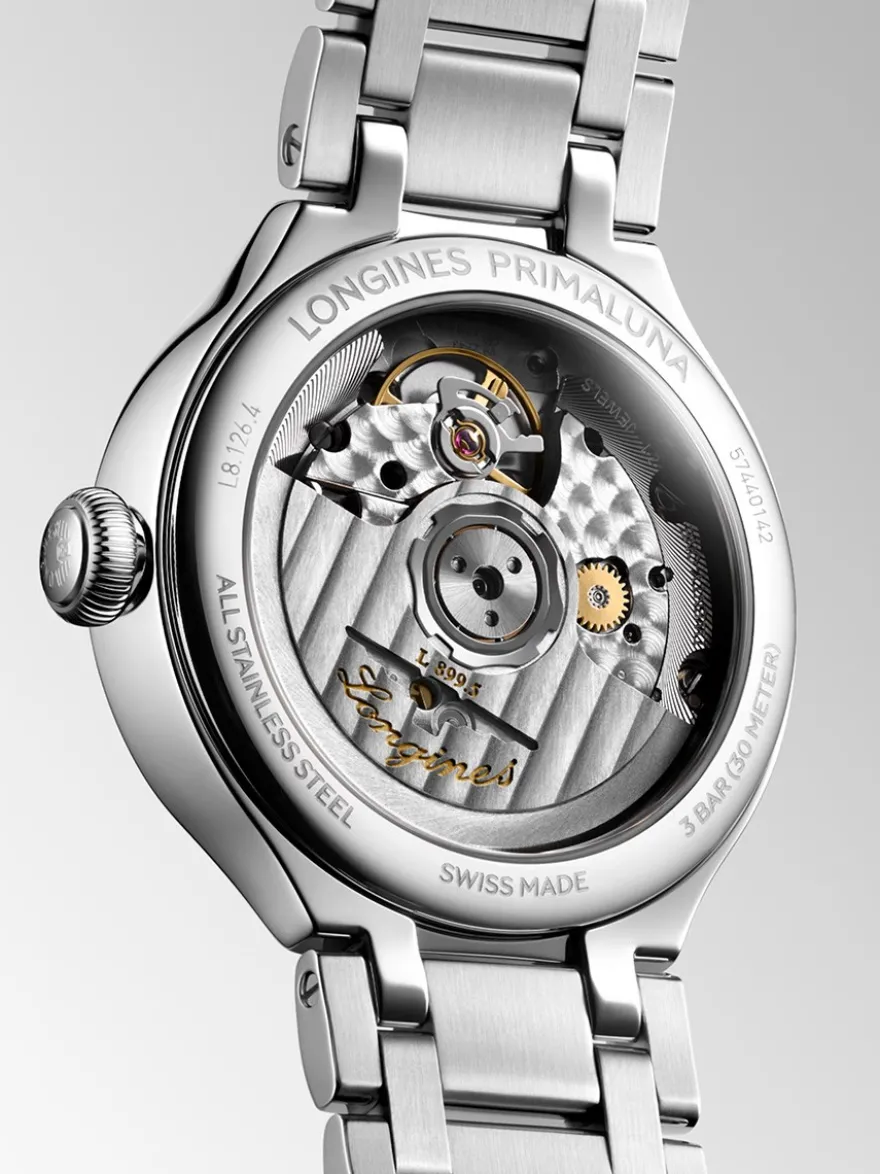 Longines PrimaLuna Moonphase 34mm L8.126.4.87.6 + Luxe Cadeau