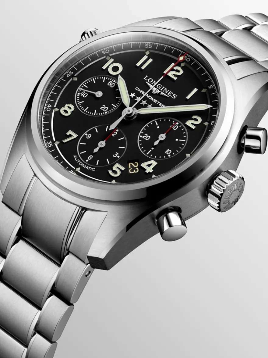 Longines Spirit Chronograph L38204536 + Luxe Cadeau