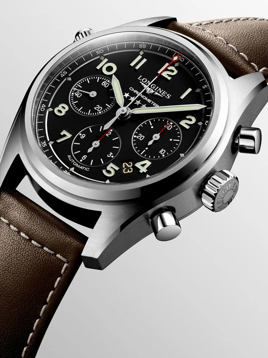 Longines Spirit Chronograph L3.820.4.53.0 + Luxe Cadeau