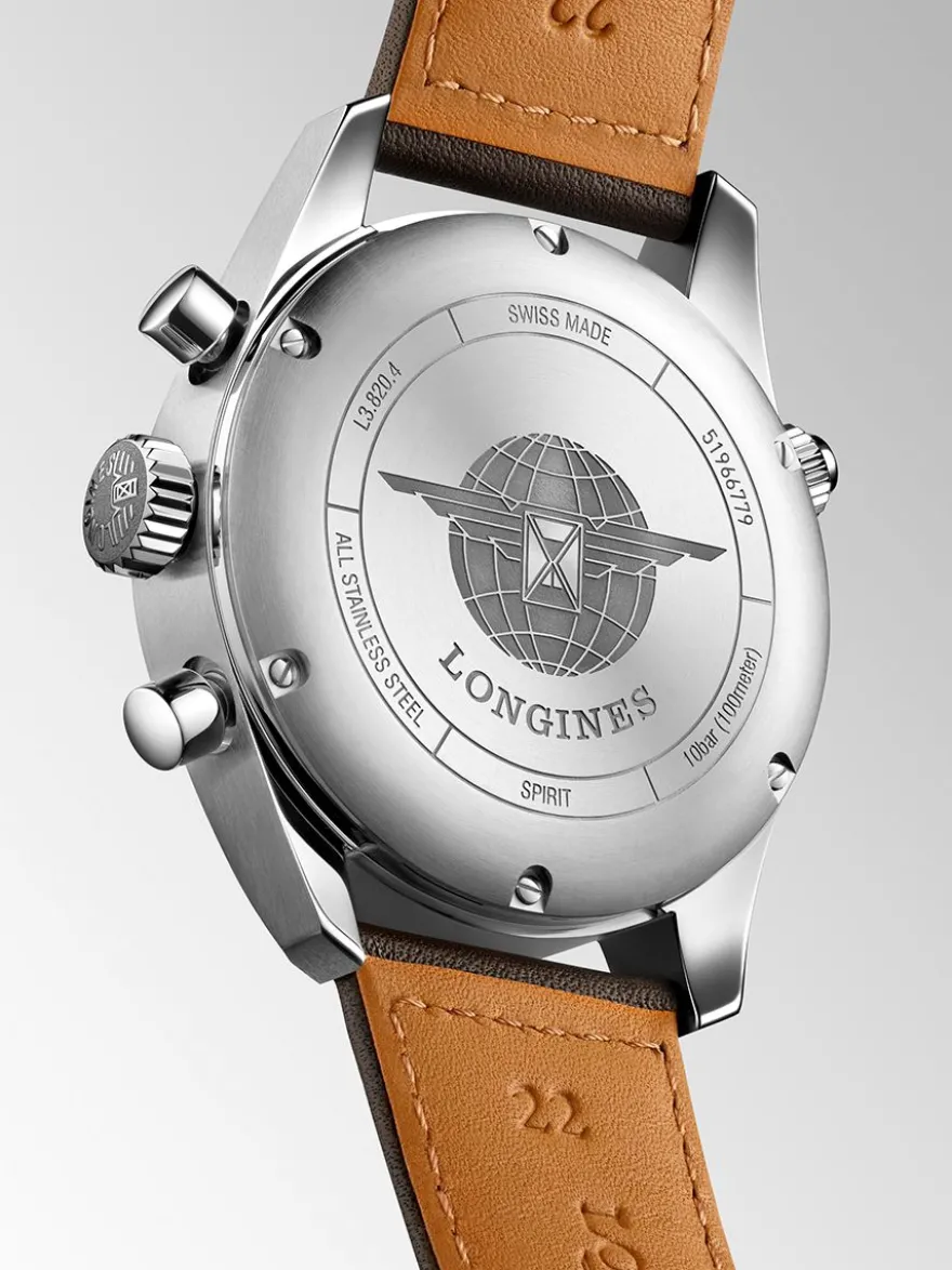 Longines Spirit Chronograph L3.820.4.53.0 + Luxe Cadeau