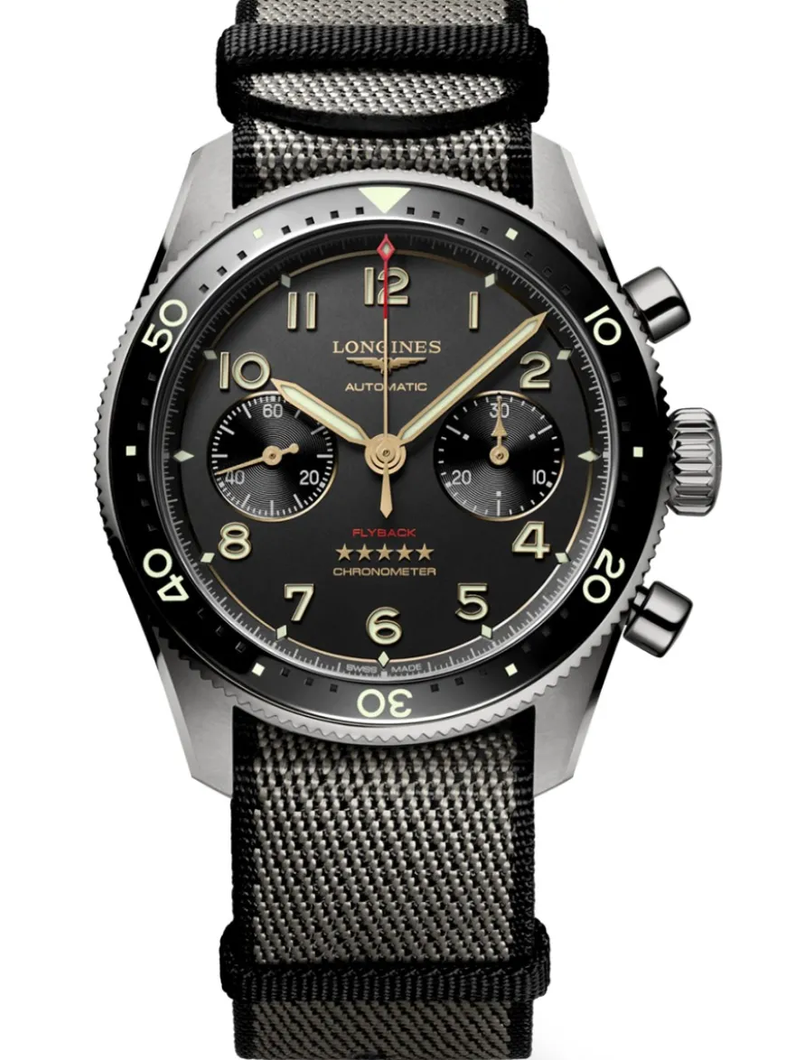 Longines Spirit Flyback Titanium L3.821.1.53.2 + Luxe Cadeau