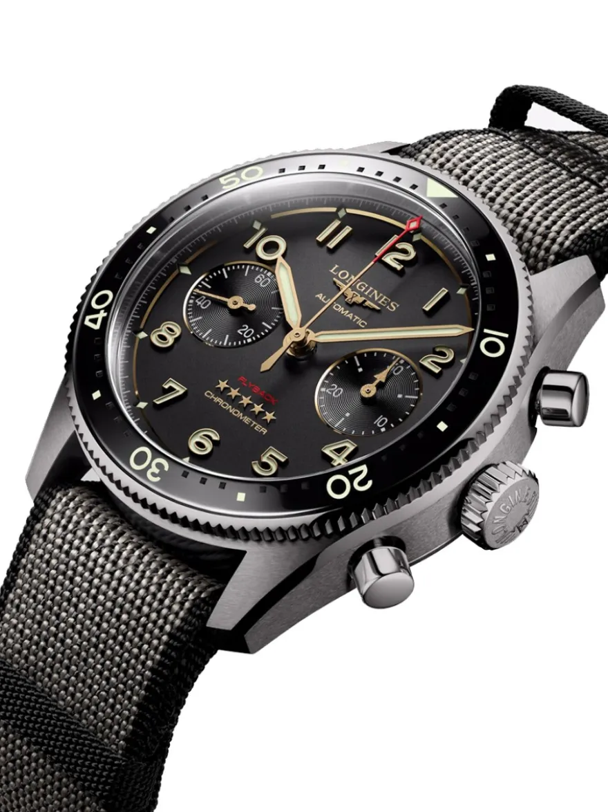 Longines Spirit Flyback Titanium L3.821.1.53.2 + Luxe Cadeau