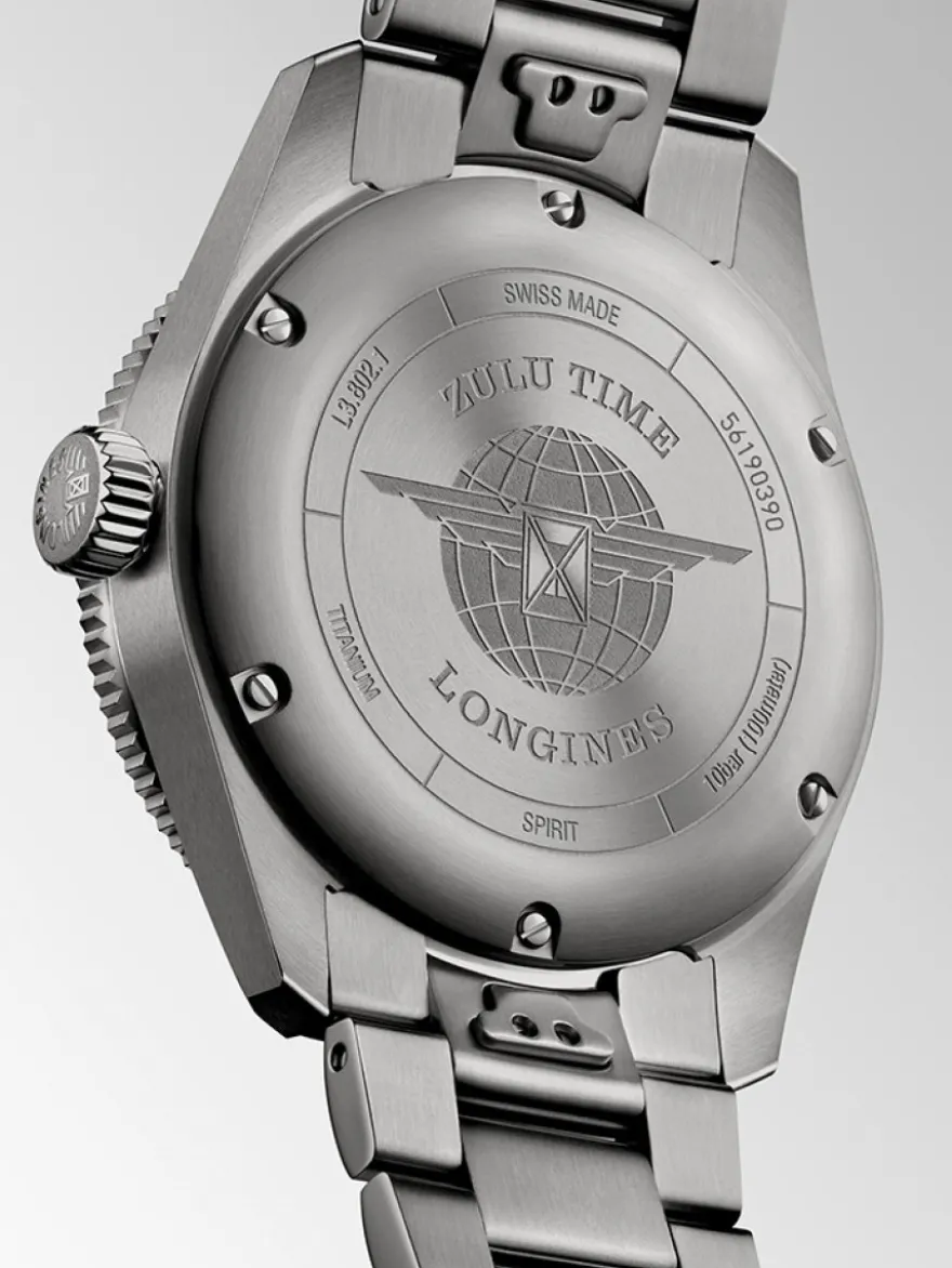 Longines Spirit Flyback Titanium L3.821.1.53.2 + Luxe Cadeau