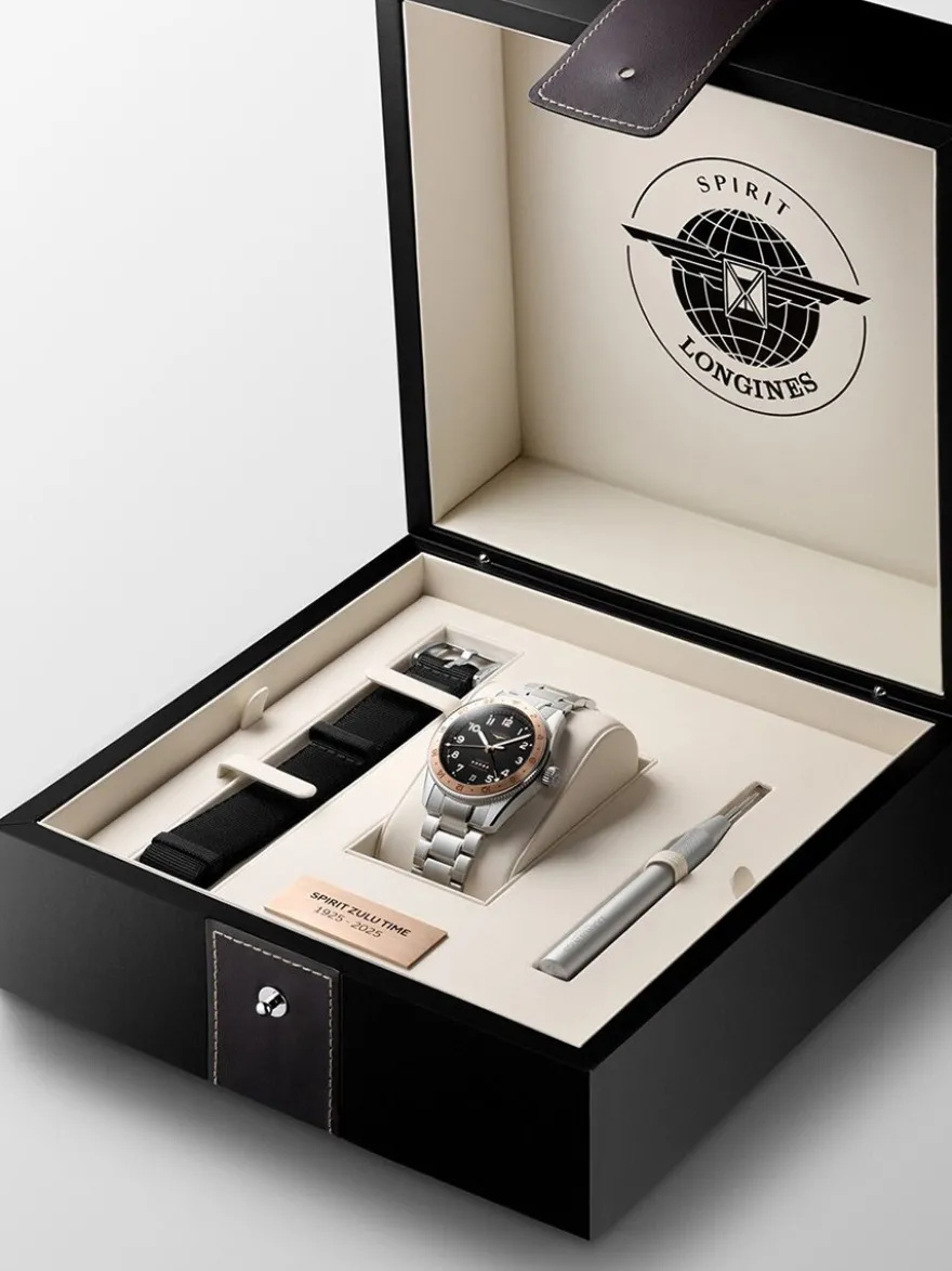 Longines Spirit Zulu Time 1925 L3.803.5.53.6 + Luxe Cadeau