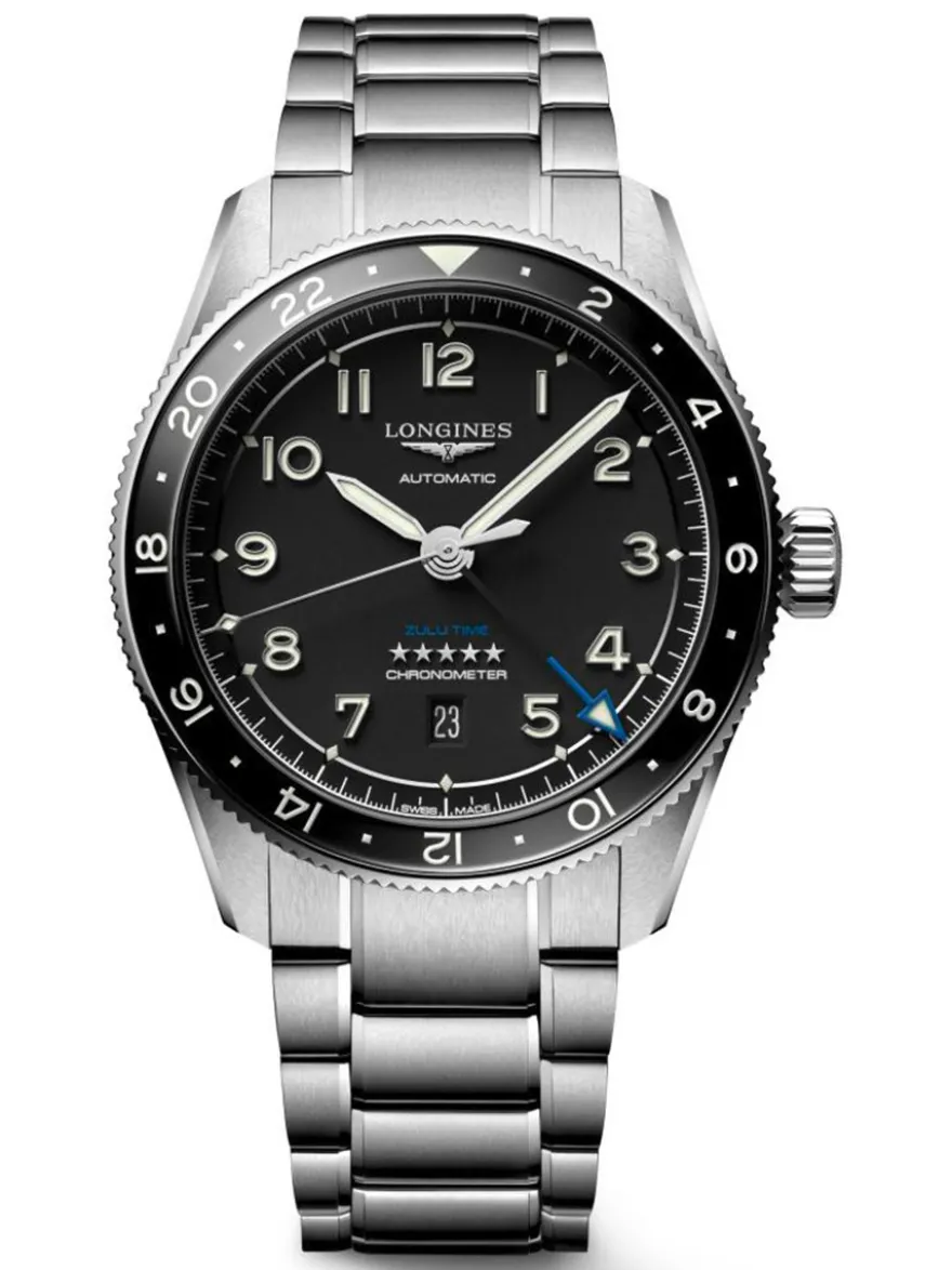 Longines Spirit Zulu Time 42mm L3.812.4.53.6 + Luxe Cadeau