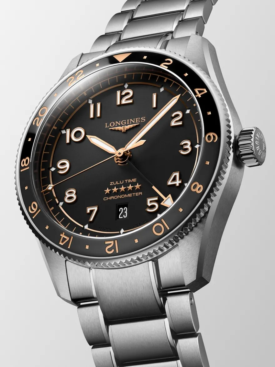 Longines Spirit Zulu Time L3.812.4.50.6 + Luxe Cadeau