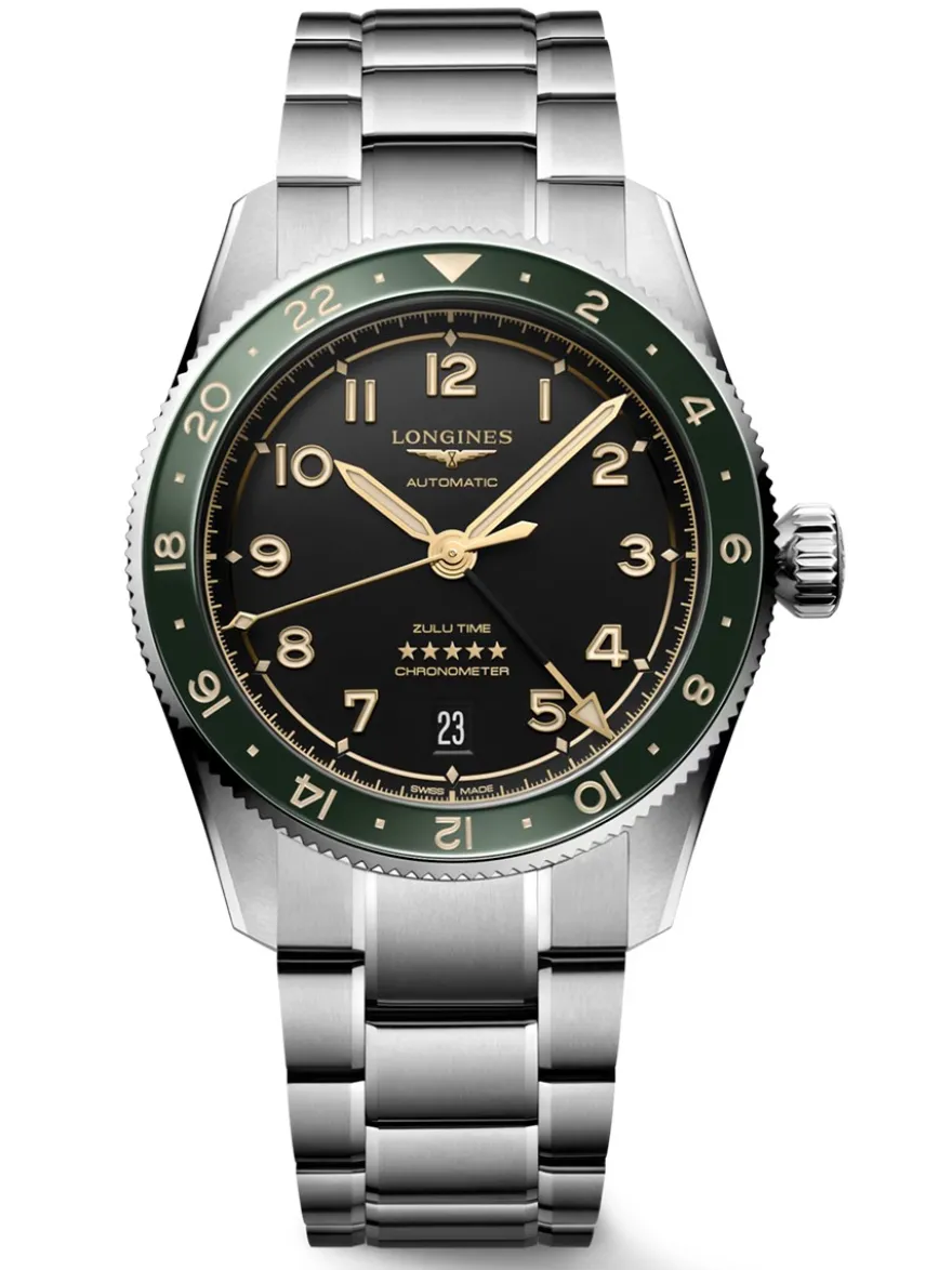 Longines Spirit Zulu Time 39mm L3.802.4.63.6 + Luxe Cadeau