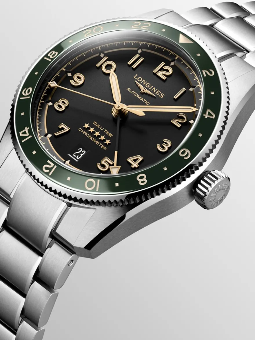 Longines Spirit Zulu Time 39mm L3.802.4.63.6 + Luxe Cadeau