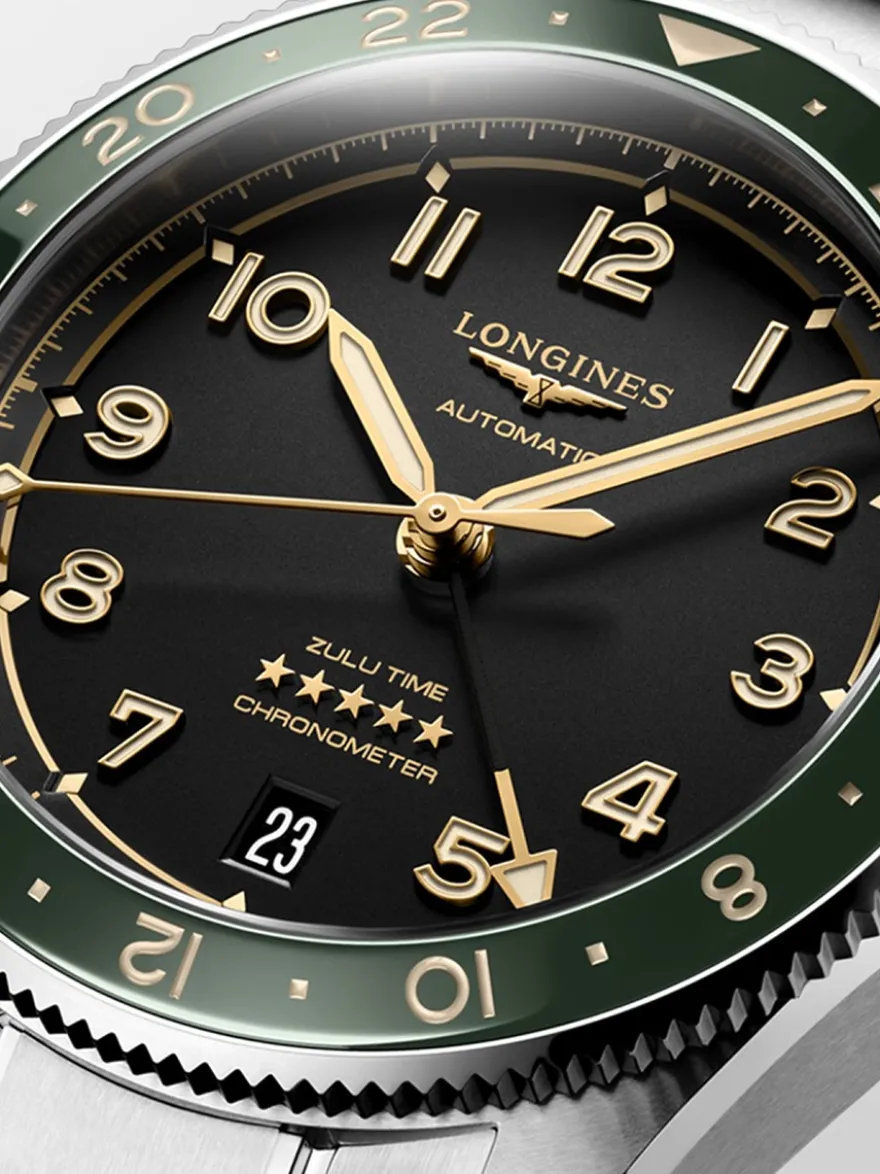 Longines Spirit Zulu Time 39mm L3.802.4.63.6 + Luxe Cadeau