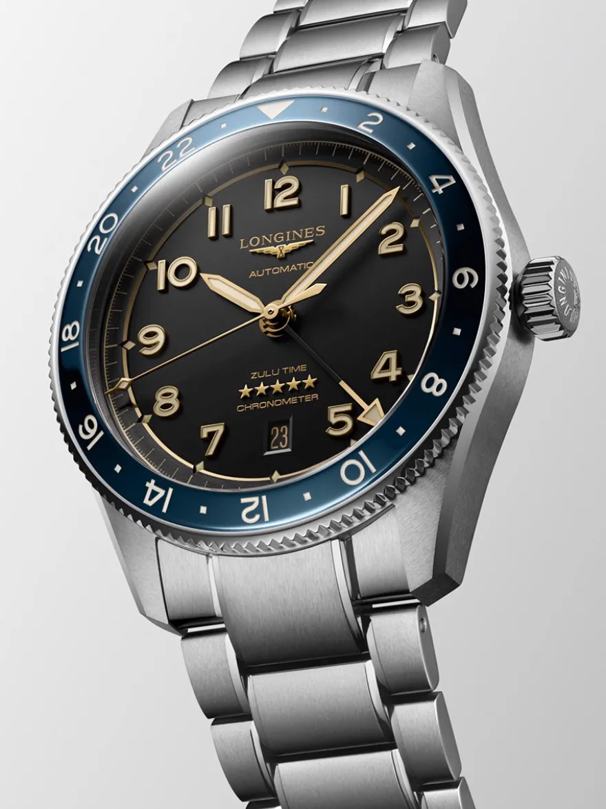 Longines Spirit Zulu Time L3.812.4.60.6 + Luxe Cadeau