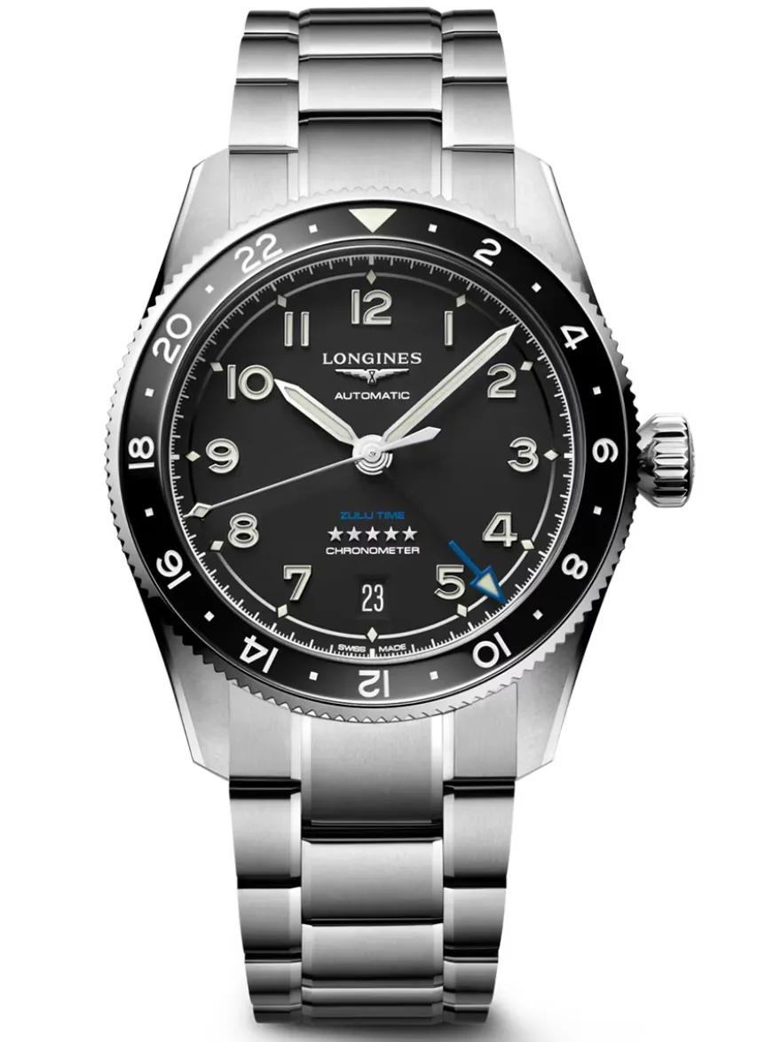 Longines Spirit Zulu Time 39mm L3.802.4.53.6 + Luxe Cadeau