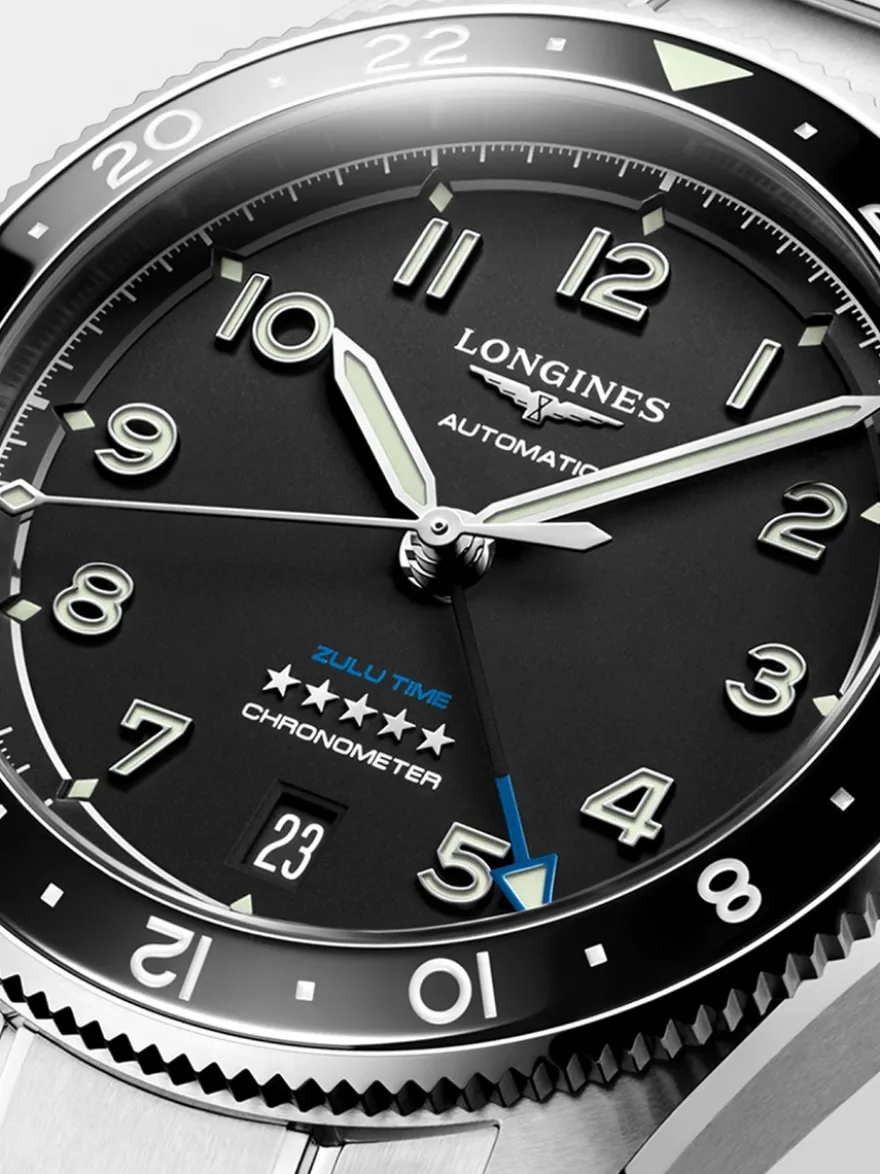 Longines Spirit Zulu Time 39mm L3.802.4.53.6 + Luxe Cadeau