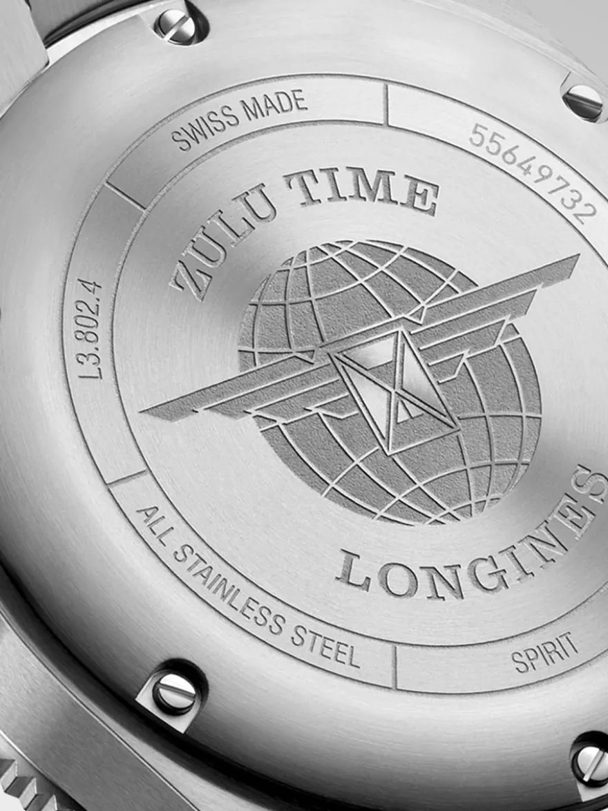 Longines Spirit Zulu Time 39mm L3.802.4.53.6 + Luxe Cadeau