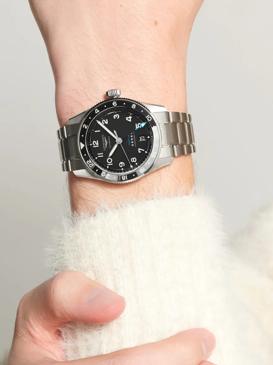 Longines Spirit Zulu Time 39mm L3.802.4.53.6 + Luxe Cadeau