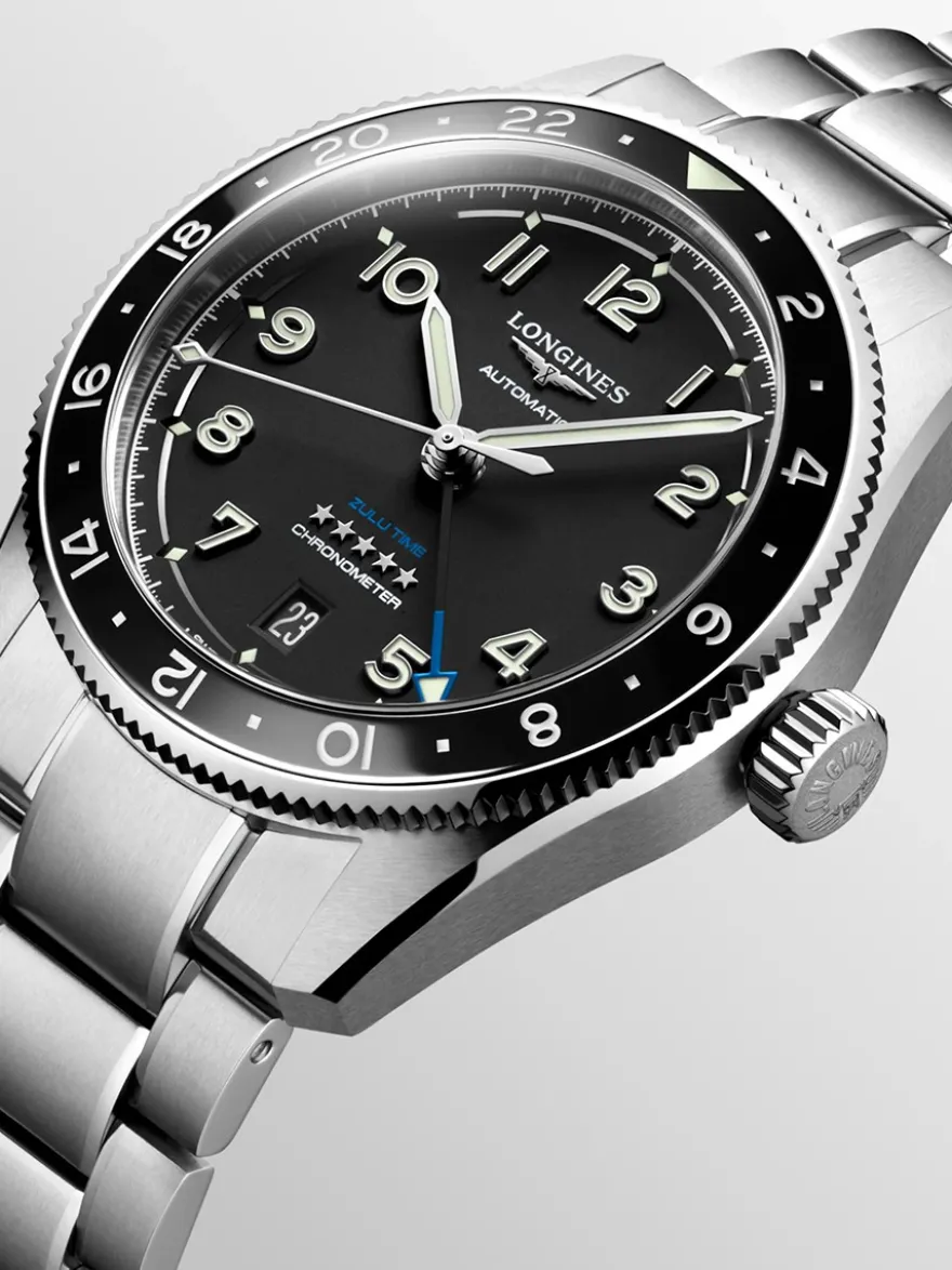 Longines Spirit Zulu Time 39mm L3.802.4.53.6 + Luxe Cadeau
