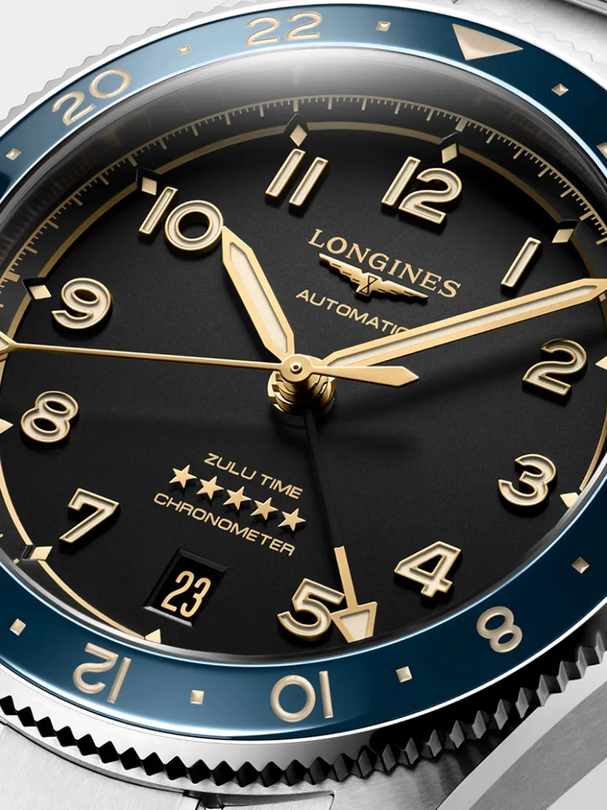 Longines Spirit Zulu Time 39mm L3.802.4.60.6 + Luxe Cadeau