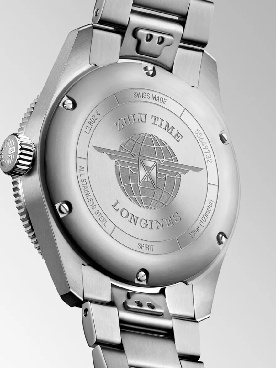 Longines Spirit Zulu Time 39mm L3.802.4.60.6 + Luxe Cadeau