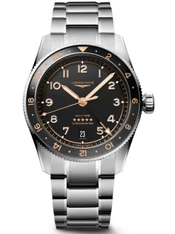 Longines Spirit Zulu Time 39mm L3.802.4.50.6 + Luxe Cadeau