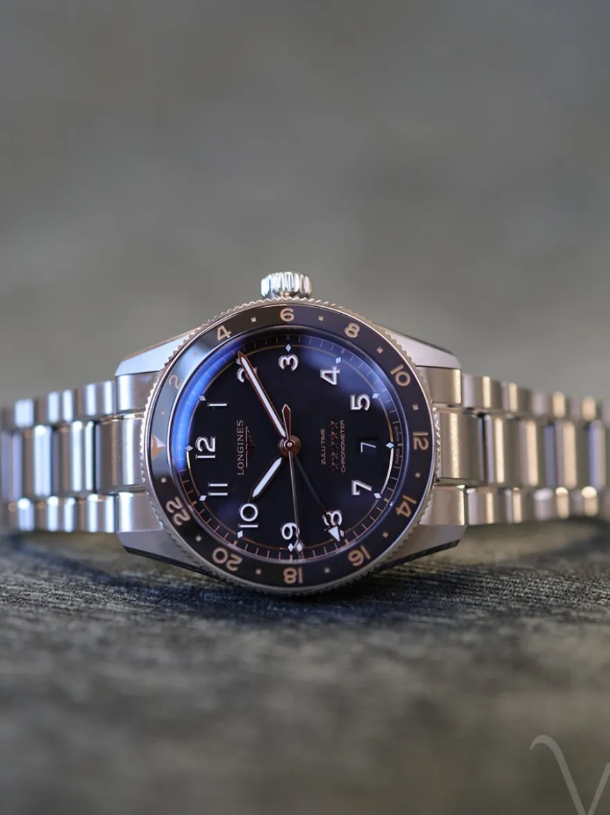 Longines Spirit Zulu Time 39mm L3.802.4.50.6 + Luxe Cadeau