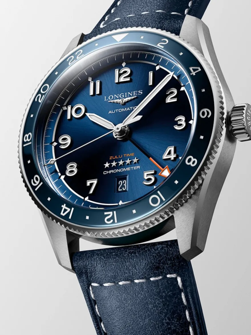 Longines Spirit Zulu Time L3.812.4.93.2 + Luxe Cadeau