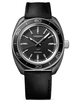 Longines Ultra-Chron Carbon L2.839.4.52.2 + Luxe Cadeau