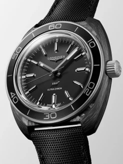 Longines Ultra-Chron Carbon L2.839.4.52.2 + Luxe Cadeau