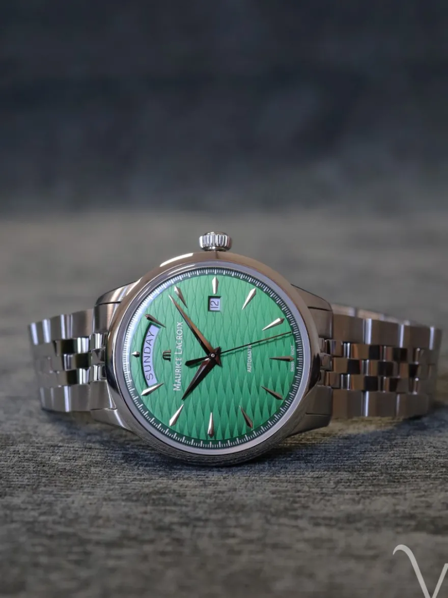 Maurice Lacroix 1975 Automatic Sapin Green Limited Edition 756058-SS002-630-1 + Luxe Cadeau