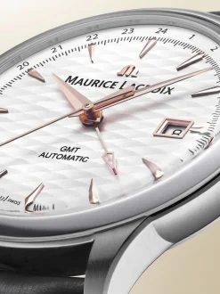 Maurice Lacroix 1975 Automatic Vagues Du Jura GMT Limited Edition 756048-SS001-131-2 + Luxe Cadeau