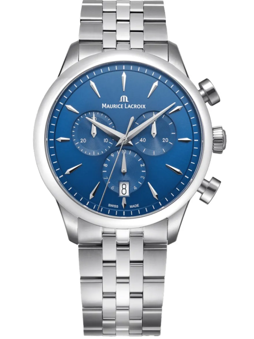 Maurice Lacroix 1975 Quartz Chronograph 751038-SS002-430-1 + Luxe Cadeau