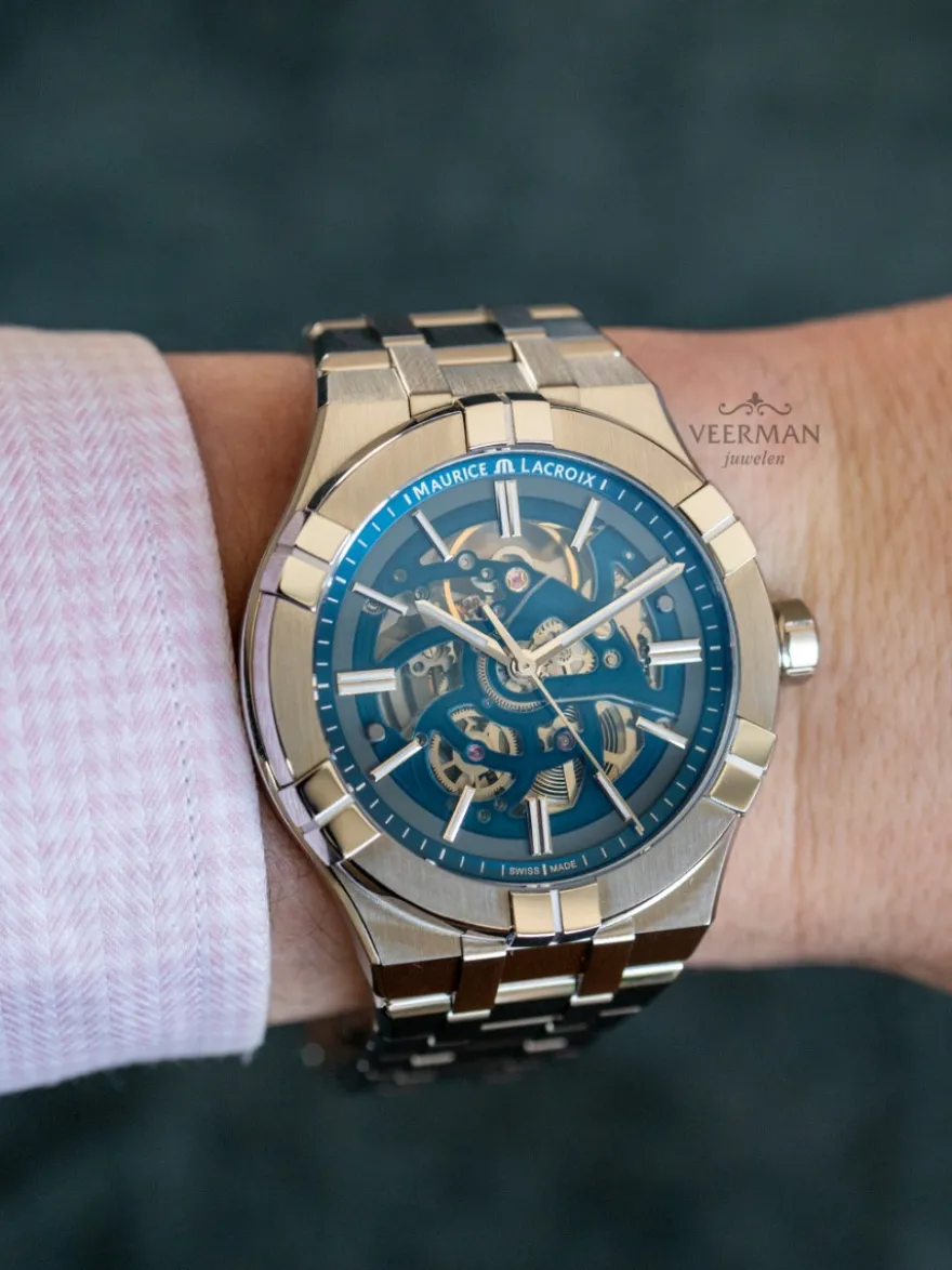 Maurice Lacroix Aikon Automatic Skeleton AI6008-SS002-031-1 + Luxe Cadeau
